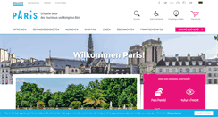 Desktop Screenshot of de.parisinfo.com
