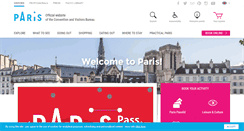 Desktop Screenshot of en.parisinfo.com