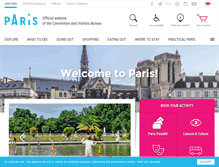 Tablet Screenshot of en.parisinfo.com
